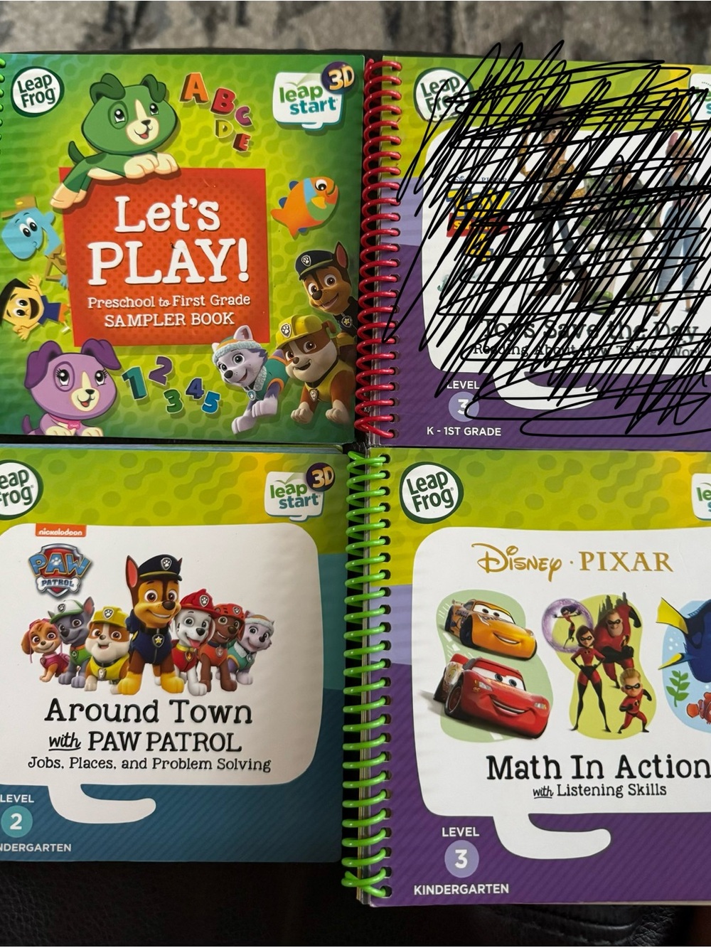 Leapfrog LeapStart Learning Book Set Disney Paw Patrol  Level 2 & 3